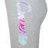 Collants Converse Script Glitter Haute Taille Biker Petite Fille Gris