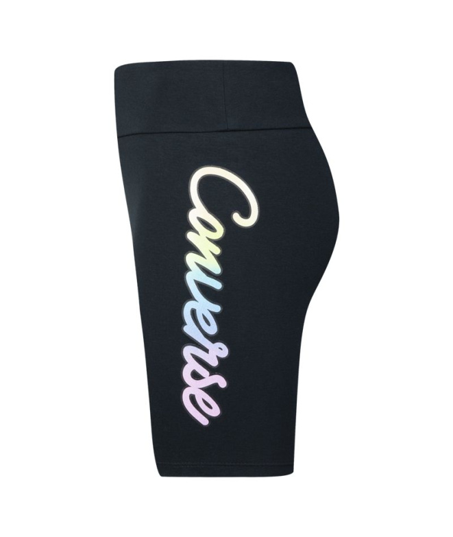 Mallas Converse Script Glitter High Rise Biker...