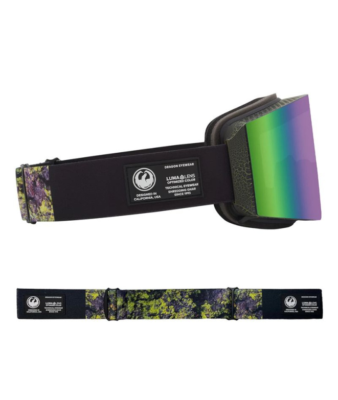 Lunettes de snowboard Dragon Rvx Mag Otg Vert