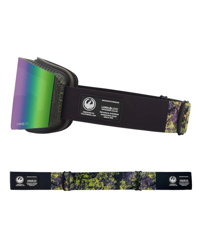 Lunettes de snowboard Dragon Rvx Mag Otg Vert