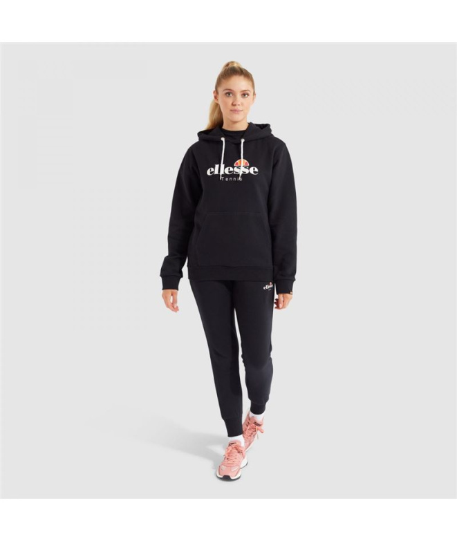 Moletom com capuz Ellesse Ascellare Mulher Preto