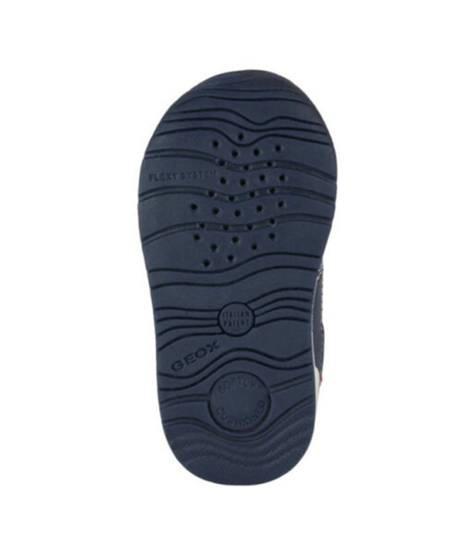 Sapatilhas Geox Rishon Azul Menino