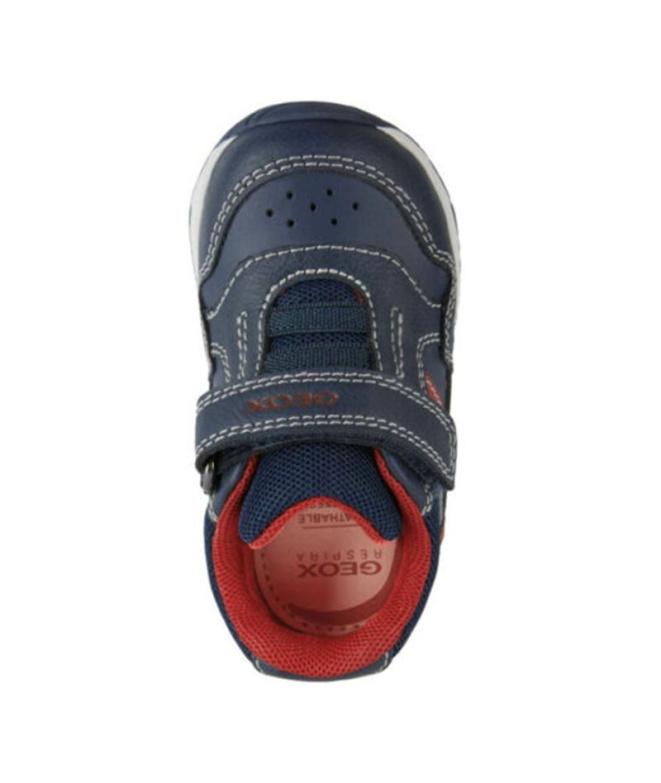 Sapatilhas Geox Rishon Azul Menino