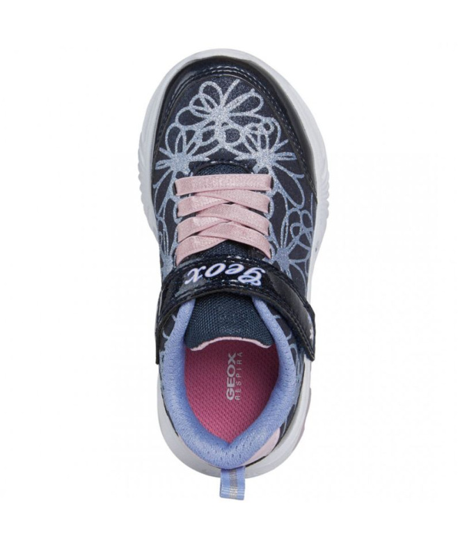 Sapatilhas Geox Assiter azul Menina