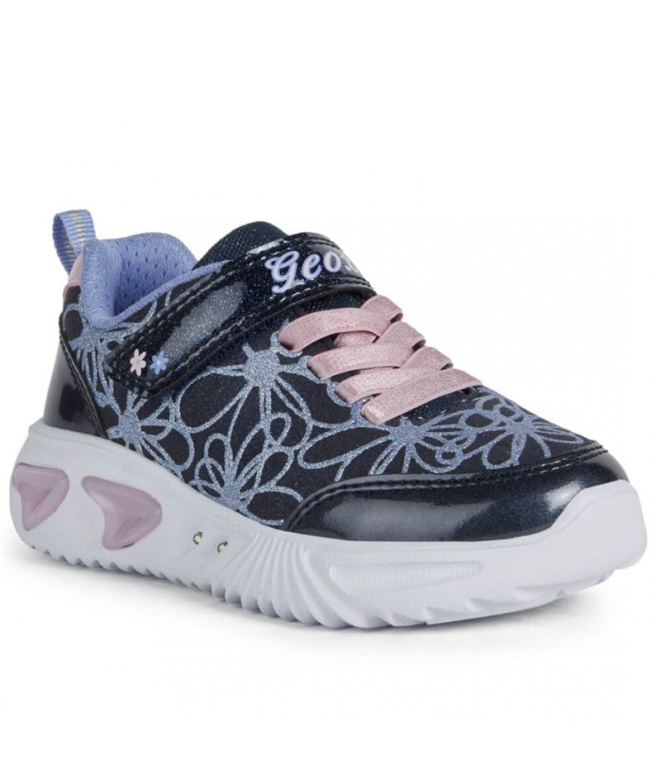 Sapatilhas Geox Assiter azul Menina