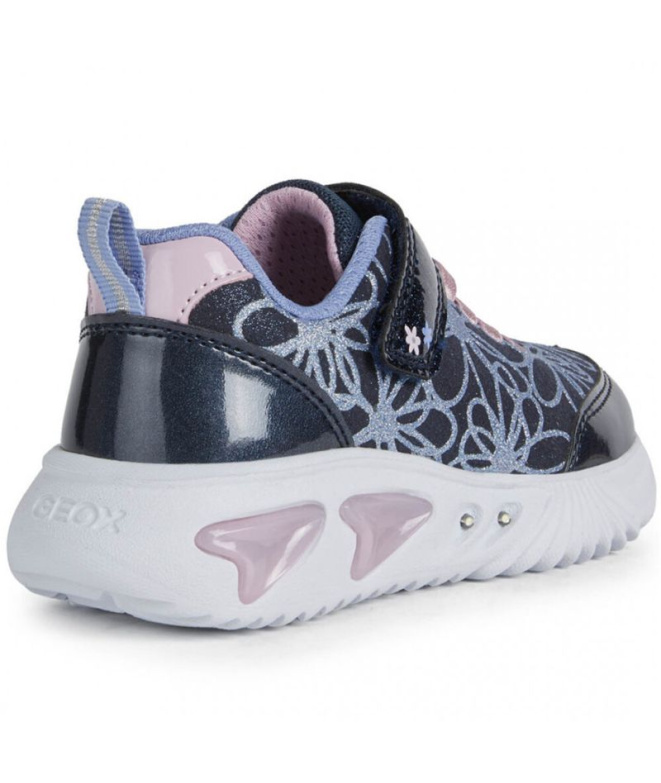Sapatilhas Geox Assiter azul Menina