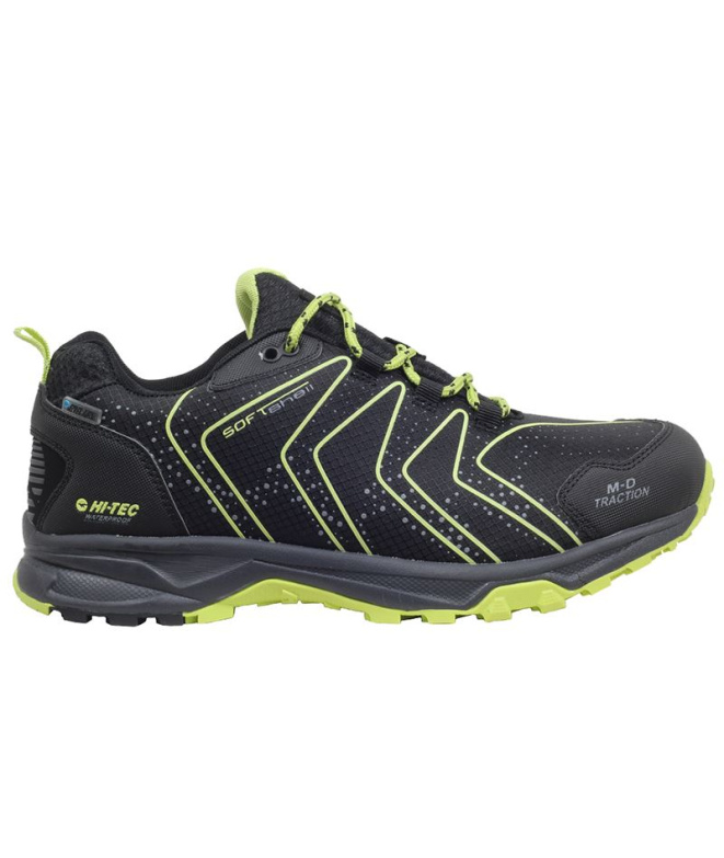Sapatilhas negras de trail Hi-Tec Roncal Low Homem