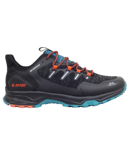 Chaussures de Montagne Hi-Tec Trek Wp Homme Noir/Orange...