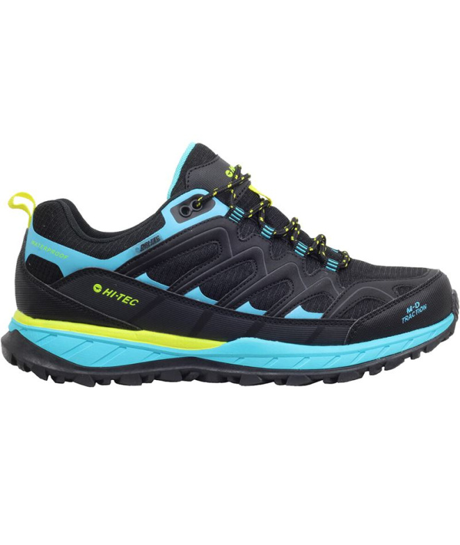 Chaussures bleues de montagne Hi-Tec Lander Low...