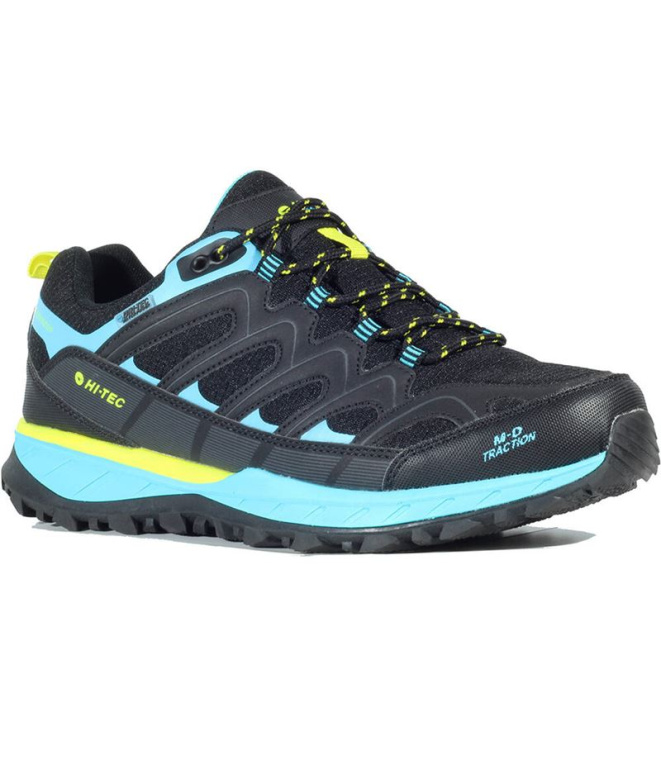 Chaussures bleues de montagne Hi-Tec Lander Low...