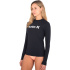 Lycra de surf Hurley One and Only Solid Mock Femme BK