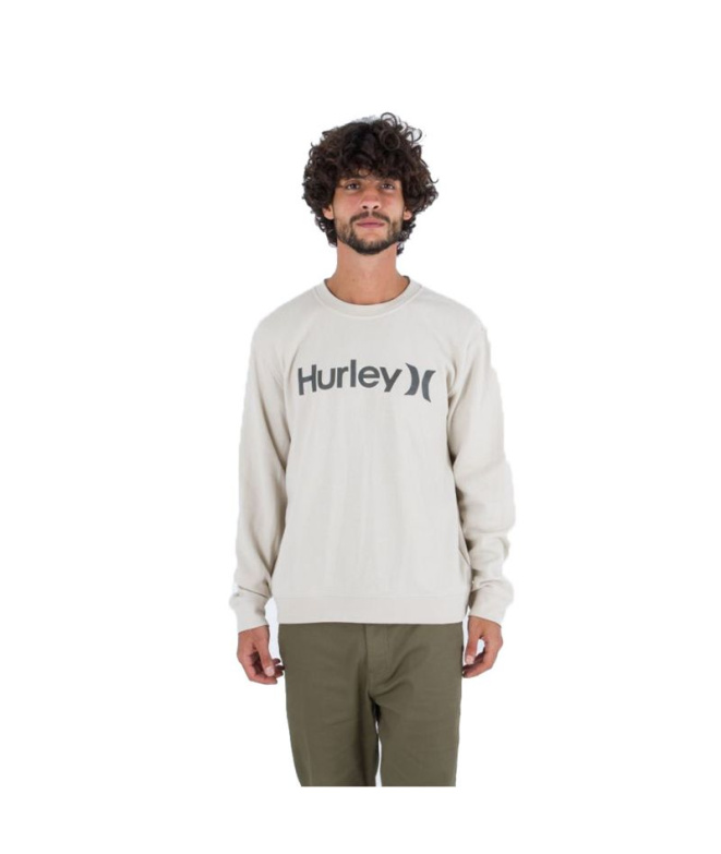 Sweat Hurley O&O Solid Summer blanc Homme