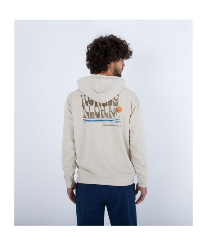Sweat Hurley 77 beige Homme