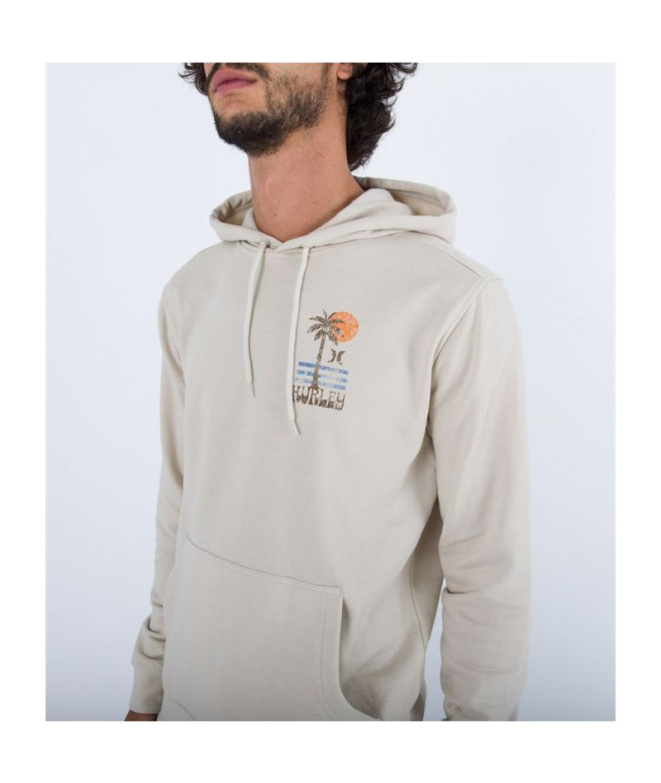 Sweat Hurley 77 beige Homme