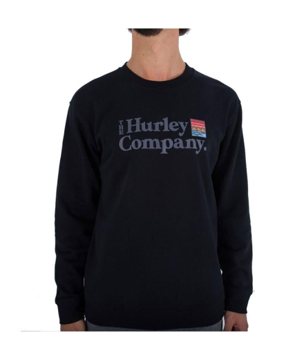 Sudadera Hurley Ponzo Canyon Summer negro Hombre