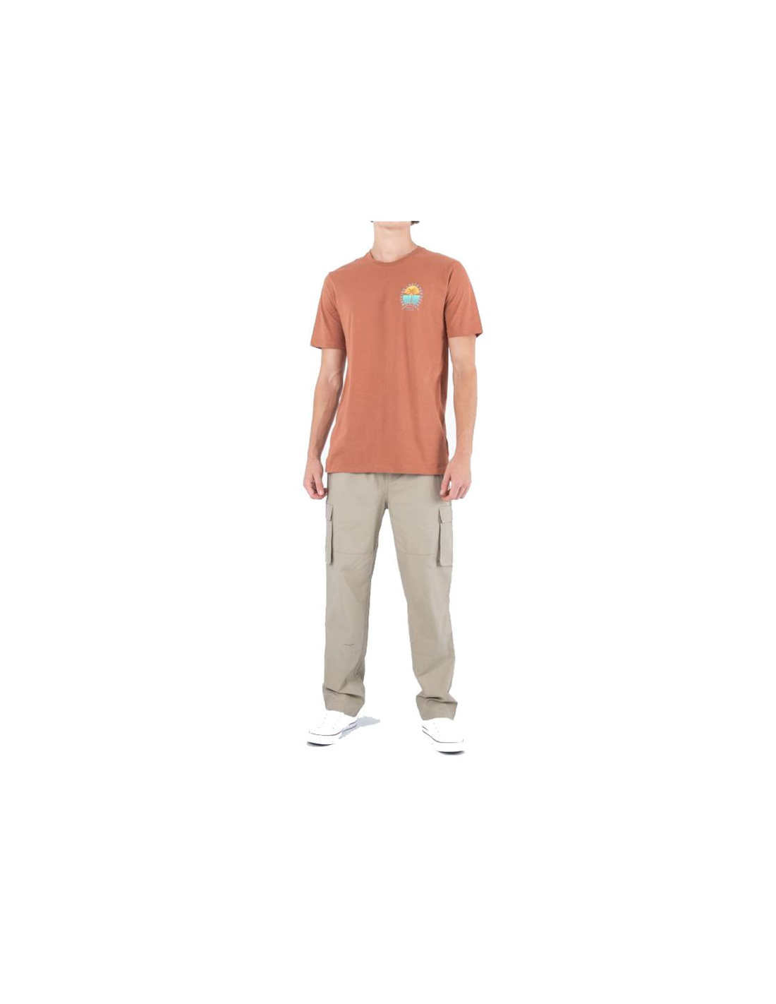 Hurley Homem Castanho Trigo Calça De Skate Cruiser Cargo