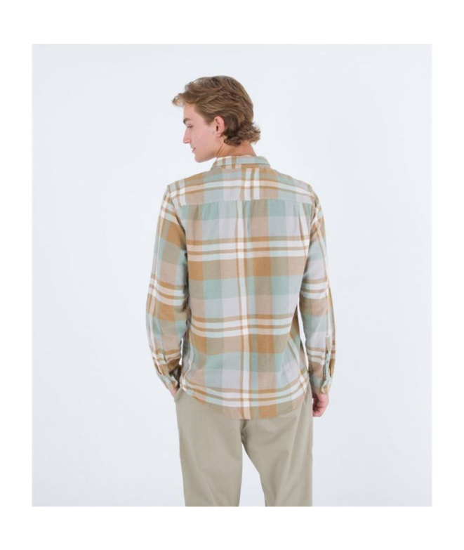 Camisa Hurley Portland Orgânico Dourado Homem