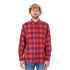 Chemise Hurley Portland Organic Rouge Homme