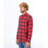 Chemise Hurley Portland Organic Rouge Homme