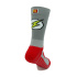Meias Running Kamuabu super Hero Cinza Unissex