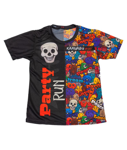 T-shirt Running Kamuabu Partyrun 90Gr Femme