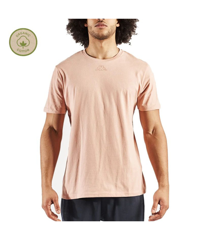 Camiseta manga curta Kappa Edson Pink Homem