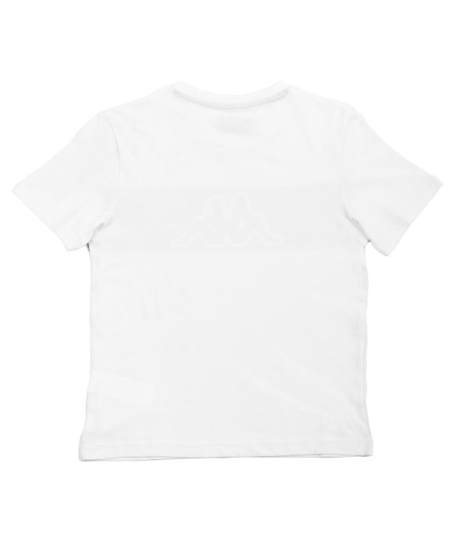 T-shirt Kappa Skoto Garçon Blanc