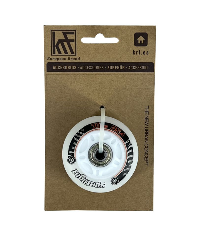 Ruedas de luces KRF Spotlight LED 70 mm 85A Rojo