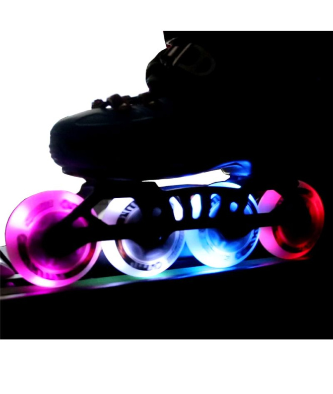 Rodas de luzes KRF Spotlight LED 80 mm 85A Rosa