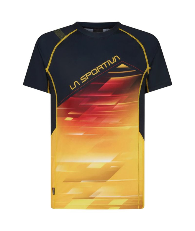 T-shirt noire de trail La Sportiva Wave Homme