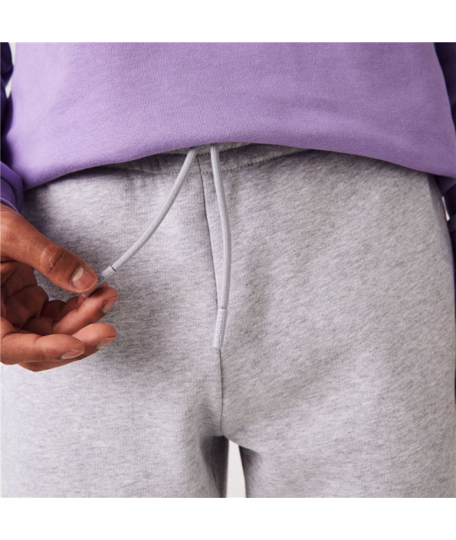 Pantalones largos Lacoste Algodón Eco Hombre Gris