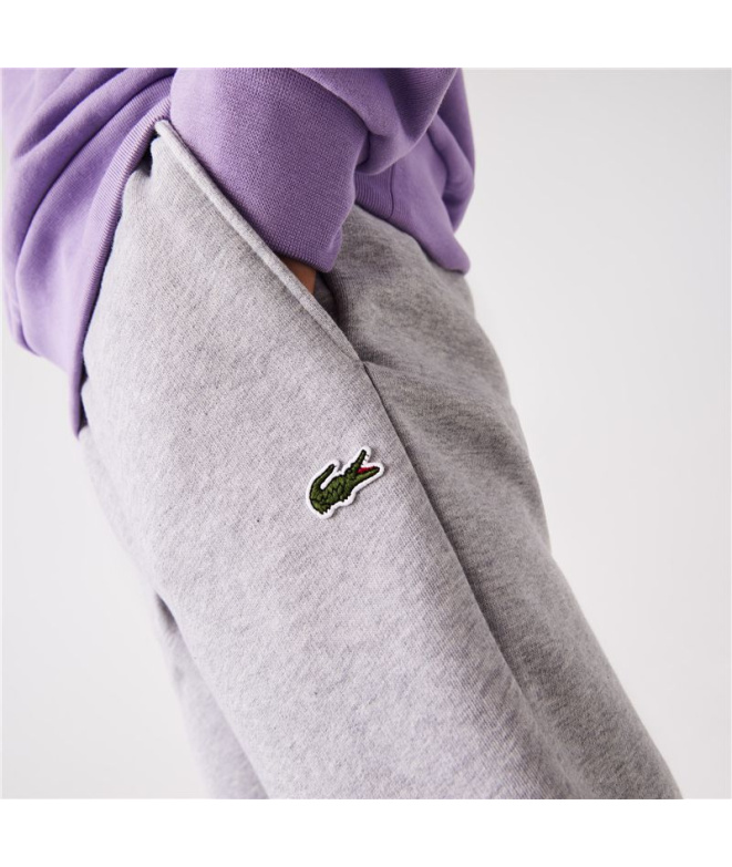 Pantalons longs Lacoste Coton Éco Homme Gris