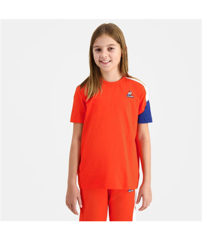 T-shirt Le Coq Sportif Saison Nª 1 Orange Enfant