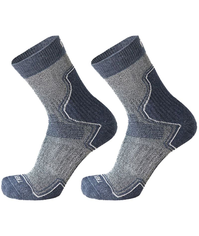 Chaussettes de Trail Mico Bleu Homme