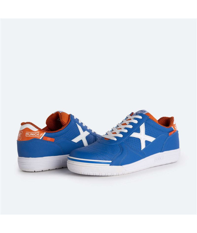 Chaussures de Futsal Munich G-3 Profit 354 Bleu