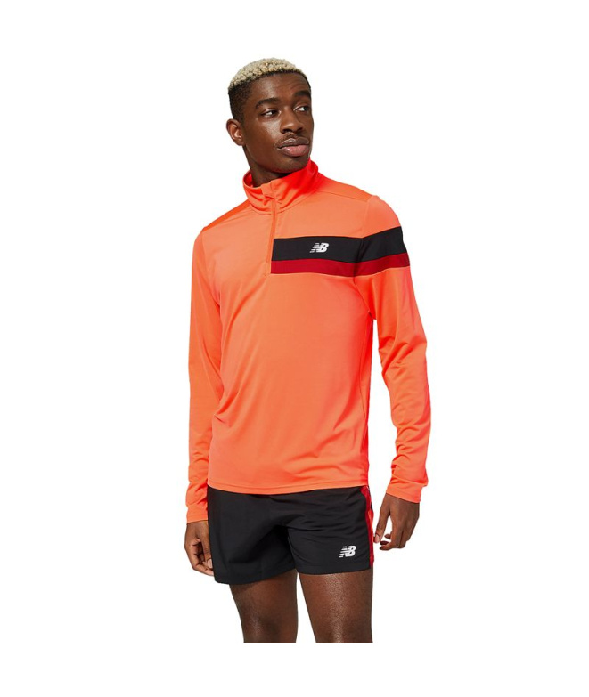 Camiseta de running New Balance Accelerate Laranja