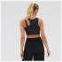 Sutiã esportivo New Balance Q Speed Shape Shield Crop Preto Mulher