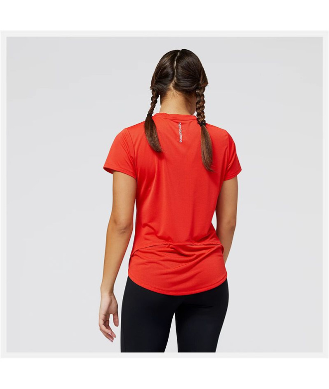 T-shirt de running New Balance Accelerate Rouge...