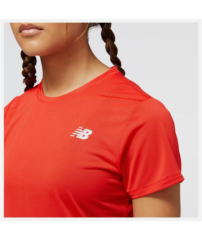 T-shirt de running New Balance Accelerate Rouge...
