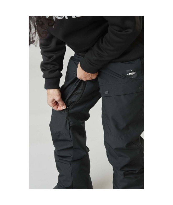 Pantalons noirs de ski Picture Plan Homme
