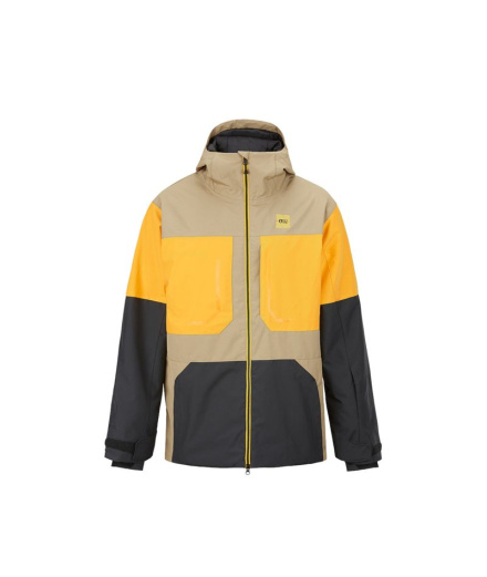 Chaqueta marrón de snowboard Picture Elfyn Hombre