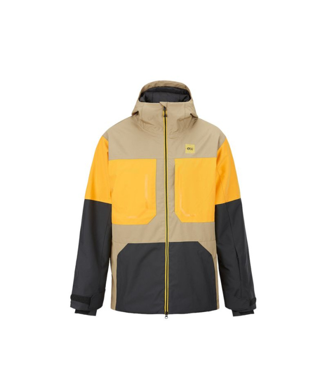 Veste marron de snowboard Picture Elfyn Homme