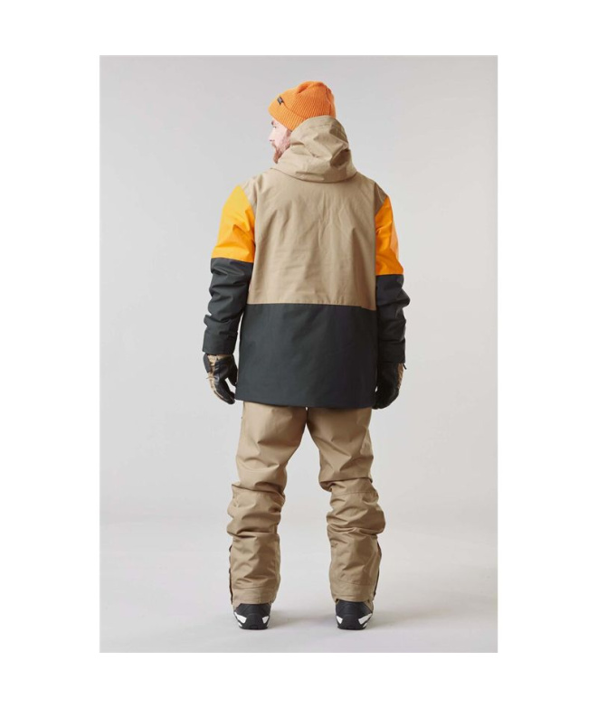 Veste marron de snowboard Picture Elfyn Homme