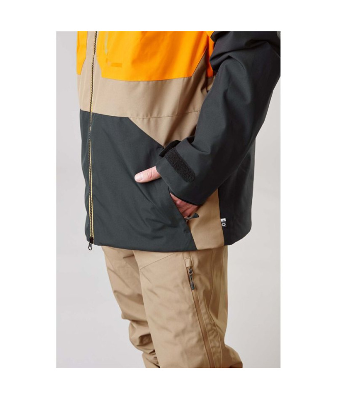 Veste marron de snowboard Picture Elfyn Homme