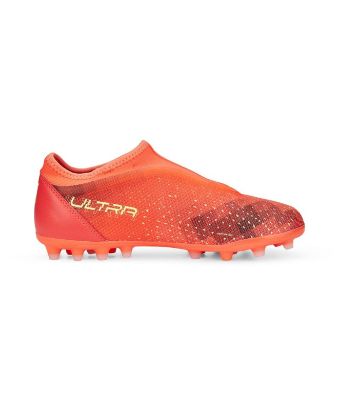Bottes de football Puma Ultra Match LL MG Coral