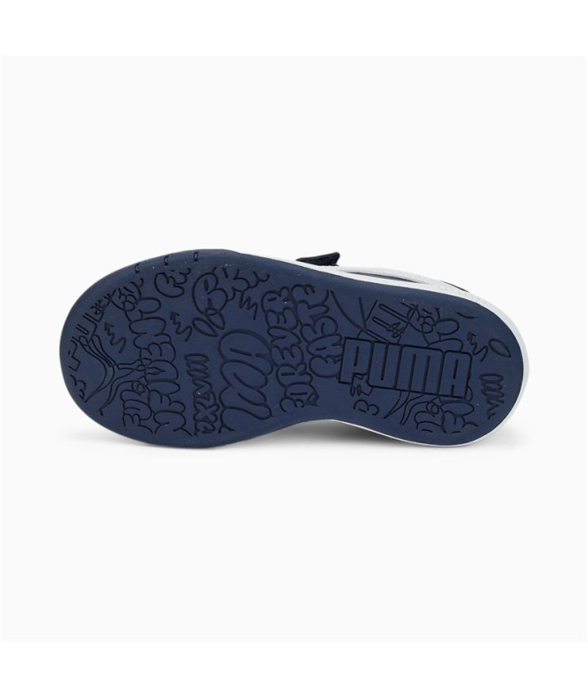 Sapatilhas Puma Multiflex SL V Infantil Azul