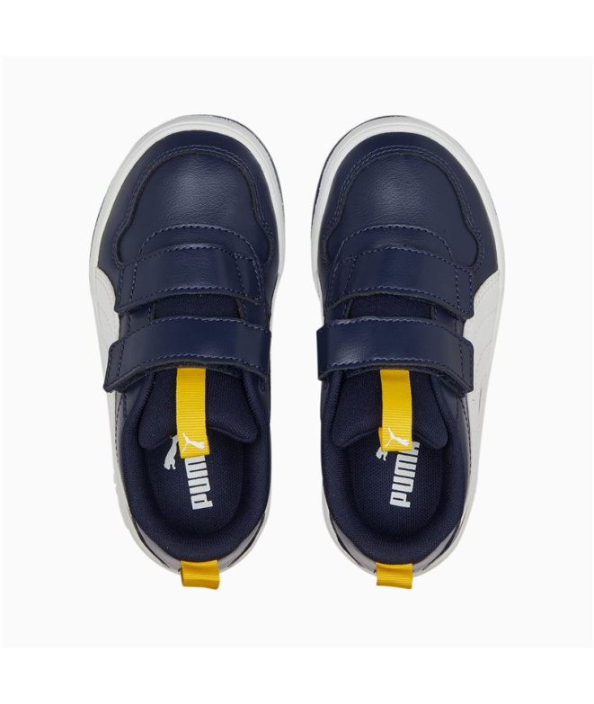 Sapatilhas Puma Multiflex SL V Infantil Azul