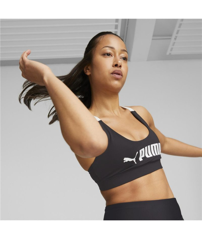 Sujetador esportivo de Fitness Puma Mid Impact...