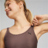 Top de yoga Puma Studio Ultrabare Strappy marrom Mulher