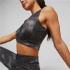 Top de fitness Puma Studio Crop Mulher Black